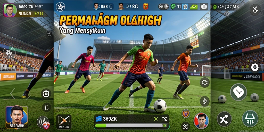 Tampilan gameplay seru dalam 369ZK dengan grafis menakjubkan.