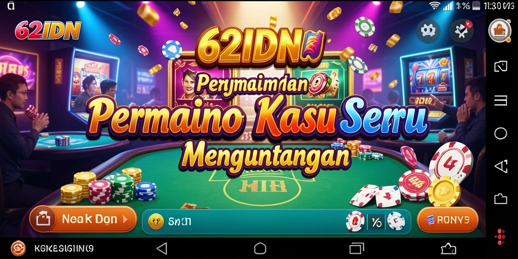 Tampilan gameplay seru dalam 62IDN yang penuh tantangan.