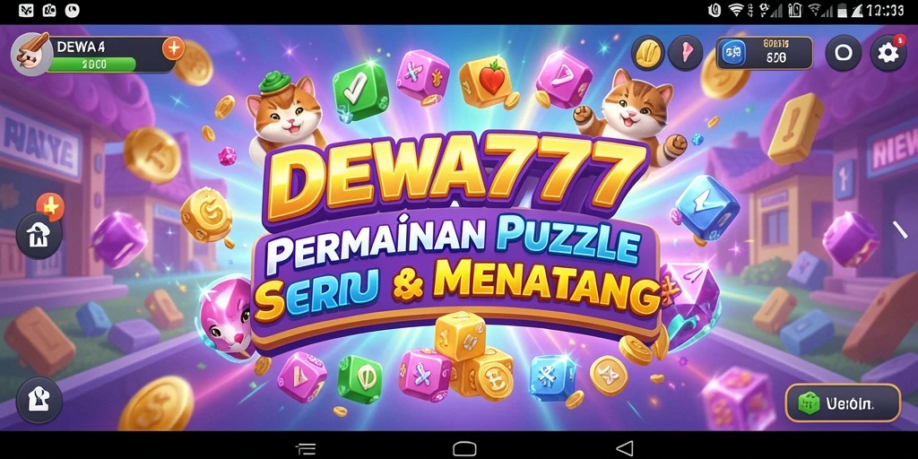 Tampilan gameplay DEWA777 yang menantang dan penuh warna.