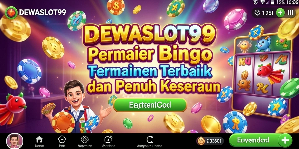 Tangkapan layar utama DEWASLOT99 menampilkan keseruan bermain Bingo.