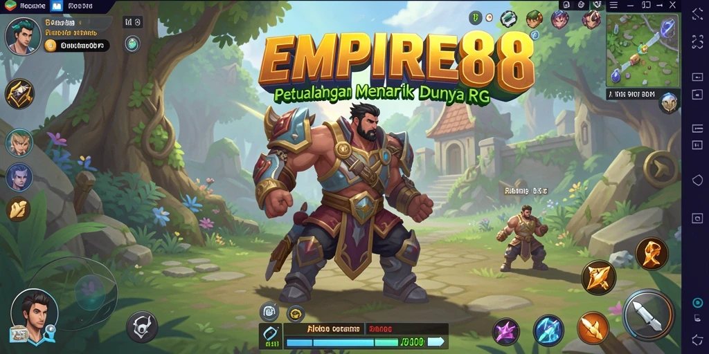 Tampilan gameplay seru di EMPIRE88 dengan aksi pertempuran epik.