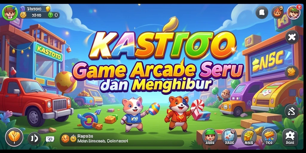 Gameplay KASTOTO menampilkan aksi seru dan tantangan unik.