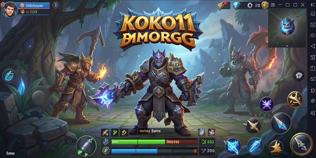 Tampilkan gameplay KOKO11 yang menarik dan dinamis dalam dunia MMORPG.