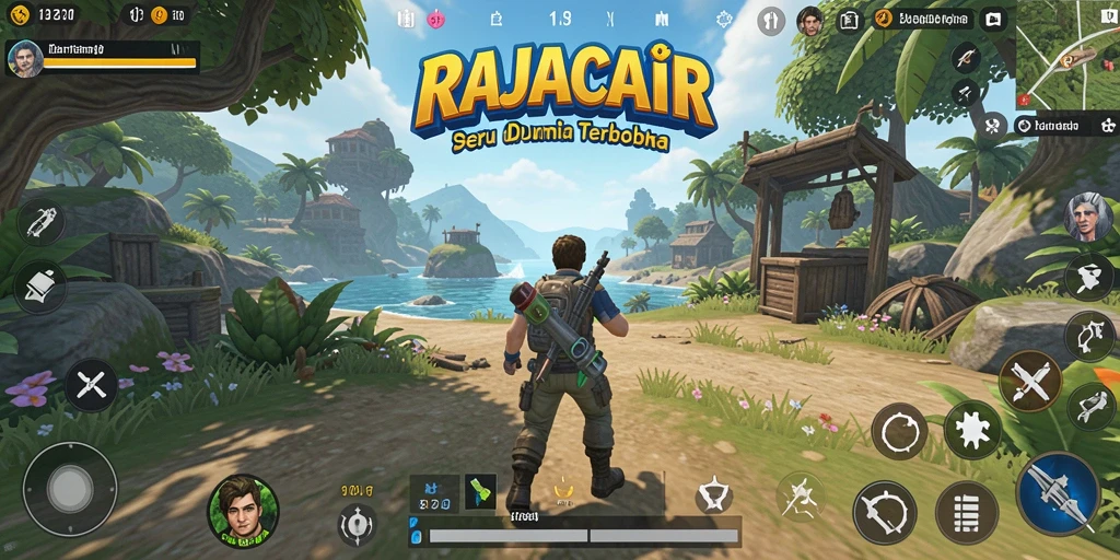 Menampilkan gameplay seru dalam dunia terbuka RAJACAIR.