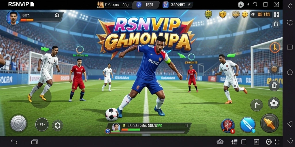 Tampilan gameplay RSNVIP yang mendebarkan dalam suasana olahraga.