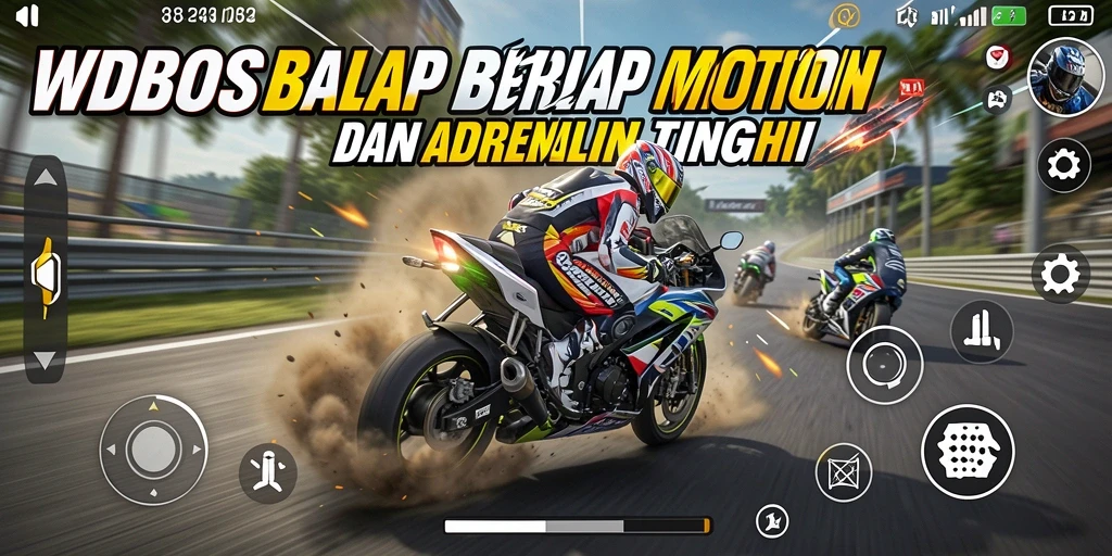 Pengalaman balap motor seru dengan aksi mendebarkan.